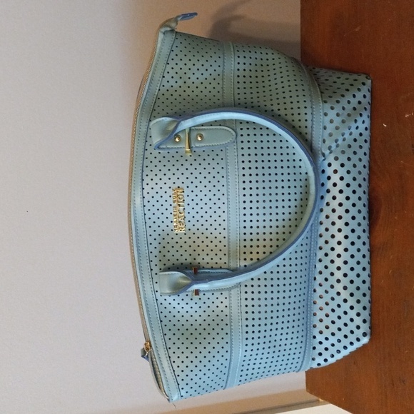Kenneth Cole Reaction Multi Pocket Turquoise Pocketbook, PVC - Picture 2 of 7